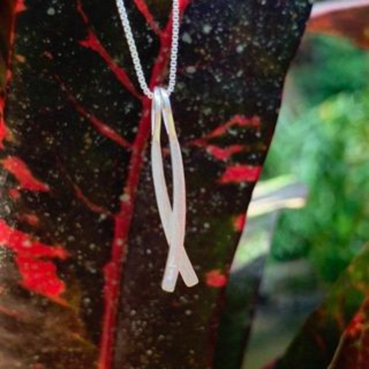 Colar Prata 950 2 Barras P