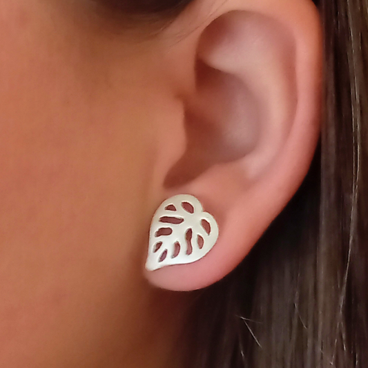 Brinco Folha P Coração