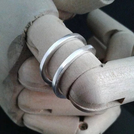 Anel Prata 950 Barras