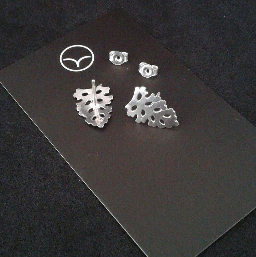 Brinco Folha P Cinerária