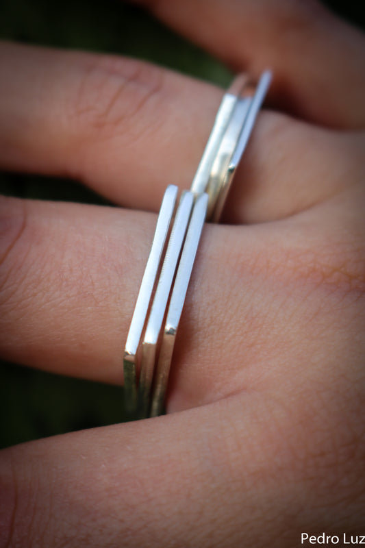 Anel Geo Unitário Quadrado