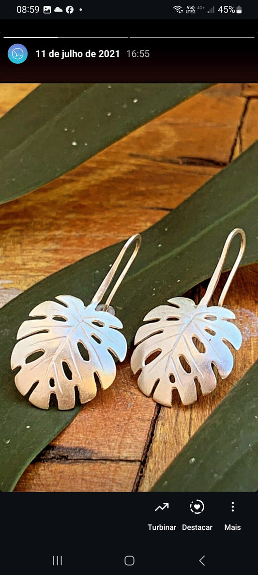 Brinco Folha G Adão