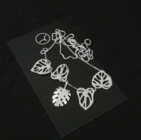 Colar 5 Folhas P